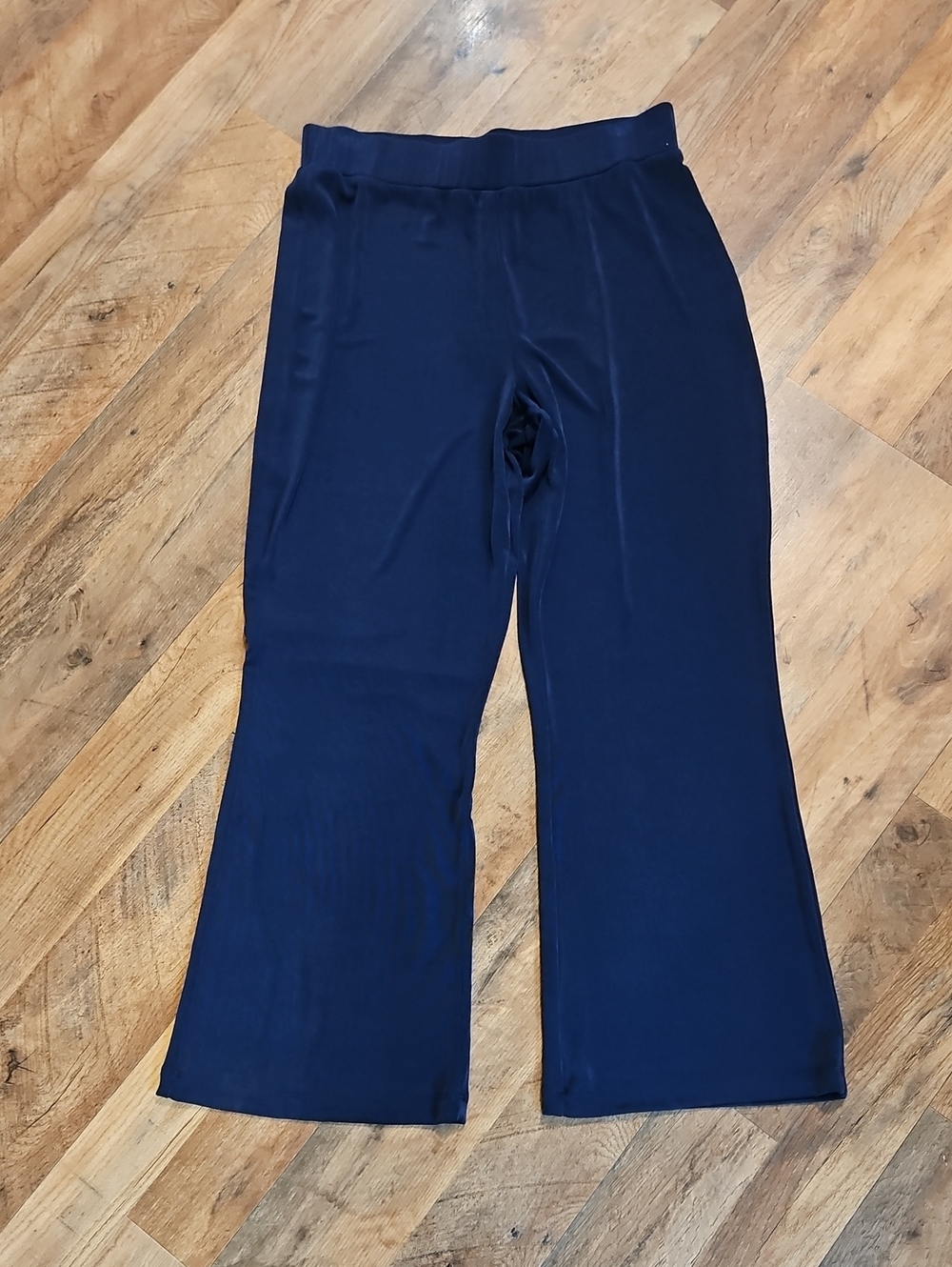 👖Chico's Navy Wide-Leg Pull-On Pants